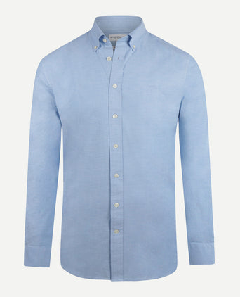 Stretch Piqué Shirt | Light Blue