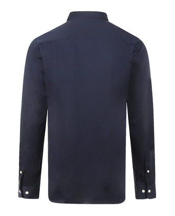 Overhemd Stretch Piqué | Navy