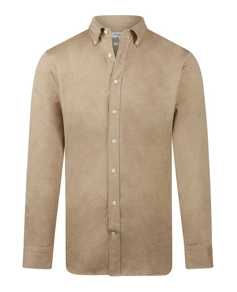 Overhemd Stretch Piqué | Sand