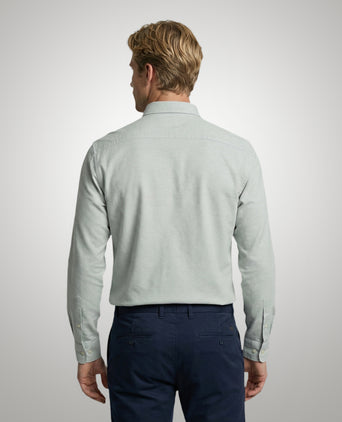 Overhemd Stretch Piqué | Light Olive
