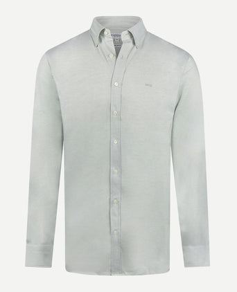 Stretch Piqué Shirt | Light Olive