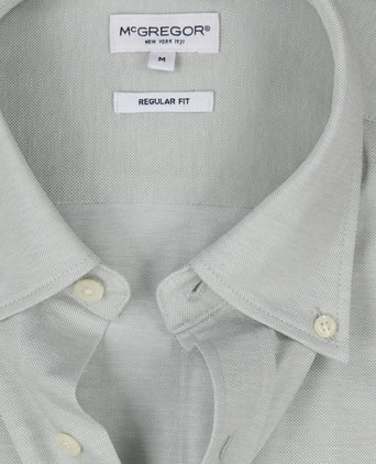 Overhemd Stretch Piqué | Light Olive