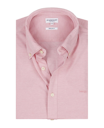 Overhemd Stretch Piqué | Light Pink