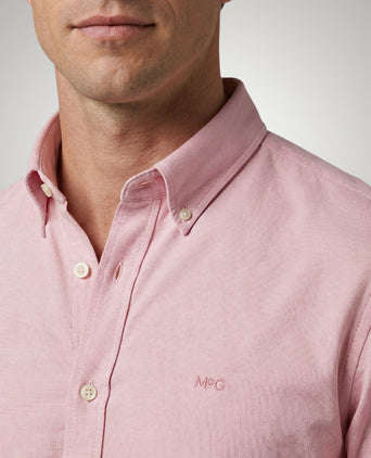 Overhemd Stretch Piqué | Light Pink