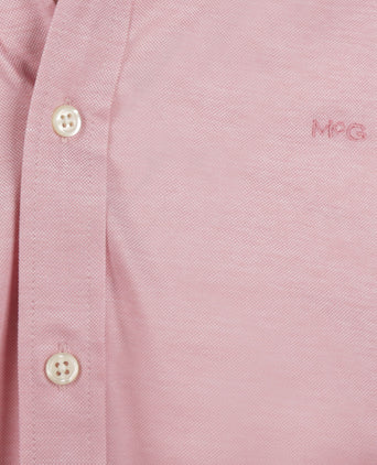 Overhemd Stretch Piqué | Light Pink