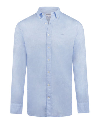 Overhemd Katoen Linnen | Light Blue