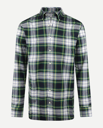 Oxford Check Shirt | Navy