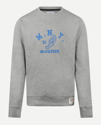 Graphic Crew | Medium Gray Melange