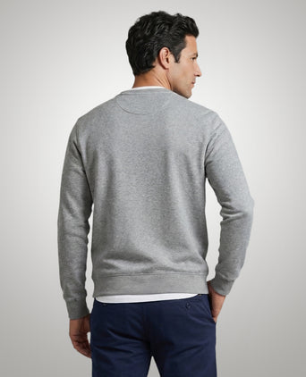 Graphic Crew | Medium Gray Melange