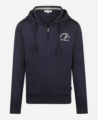 Zip Thru Hoody | Navy