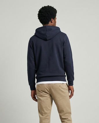 Zip Thru Hoody | Navy