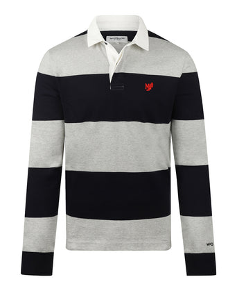 Rugbytrui Streep | Medium Grey Melange