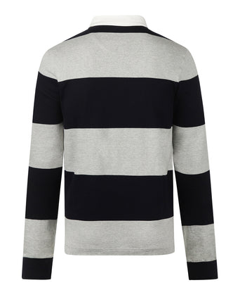 Rugbytrui Streep | Medium Grey Melange