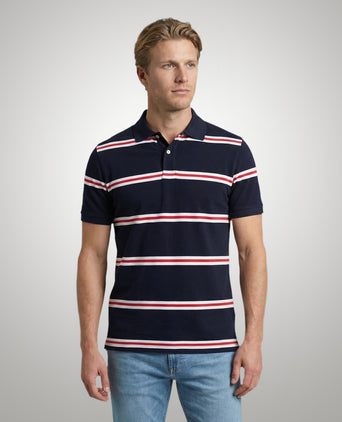 Piqué Polo Streep | Navy