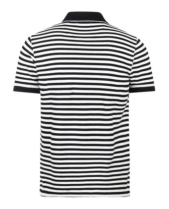 Piqué Polo Stripe | Off White