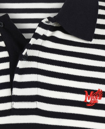 Piqué Polo Stripe | Off White