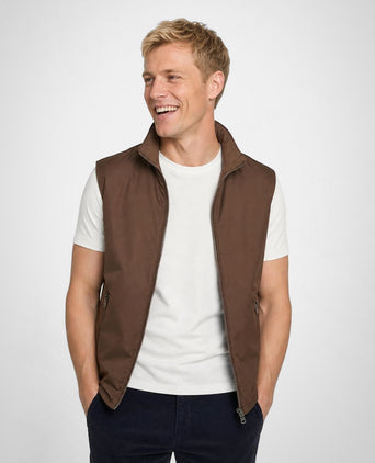 Super Light Weight Bodywarmer | Chocolate Brown