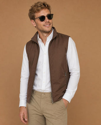 Super Light Weight Bodywarmer | Chocolate Brown