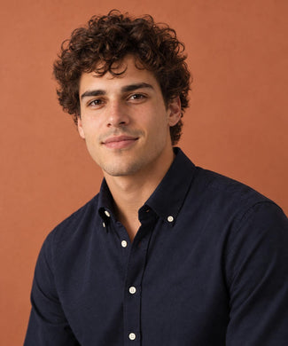 Stretch Piqué Shirt | Navy Stretch Piqué Shirt | Navy