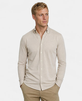 Overhemd Jersey | Sand
