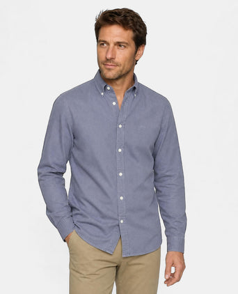 Overhemd Flanel Oxford | Chambray Blue