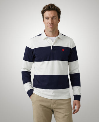 Two Stripe Rugby | Off White