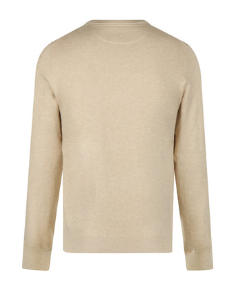 Sweater Cotton-Cashmere V-Neck | Sand