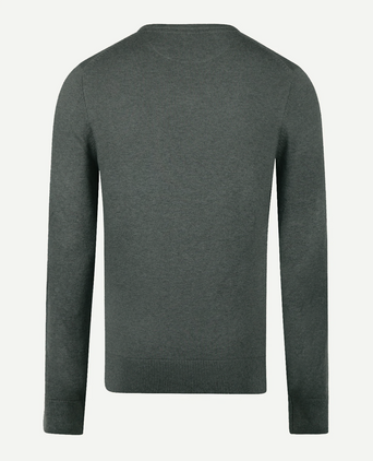 Sweater Cotton Merino V-Neck | Winter Sage
