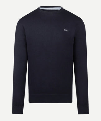 Sweater Cotton-Cashmere Round Neck | Navy Sweater Cotton-Cashmere Round Neck | Navy