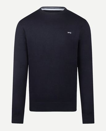 Sweater Cotton-Cashmere Round Neck | Navy