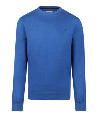 Sweater Cotton-Cashmere Round Neck | Cobalt Sweater Cotton-Cashmere Round Neck | Cobalt