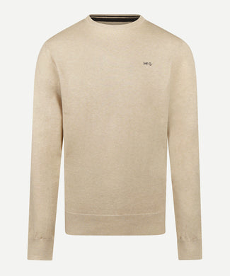 Sweater Cotton-Cashmere Round Neck | Sand Sweater Cotton-Cashmere Round Neck | Sand