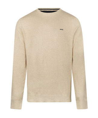 Sweater Cotton-Cashmere Round Neck | Sand Sweater Cotton-Cashmere Round Neck | Sand