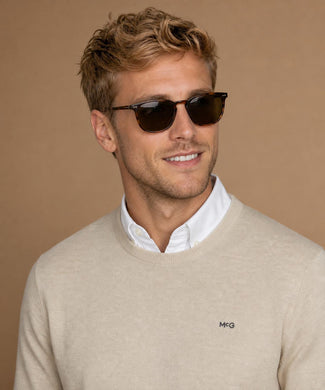 Sweater Cotton-Cashmere Round Neck | Sand Sweater Cotton-Cashmere Round Neck | Sand