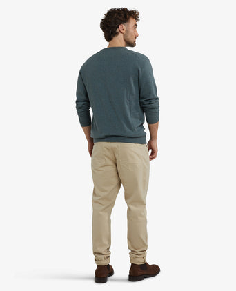Sweater Cotton Merino Crew Neck | Winter Sage