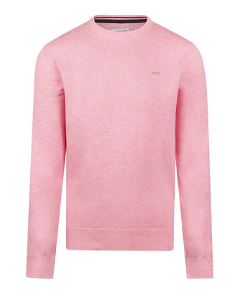 Sweater Cotton-Cashmere Round Neck | Light Pink