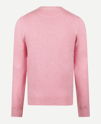 Sweater Cotton-Cashmere Round Neck | Light Pink