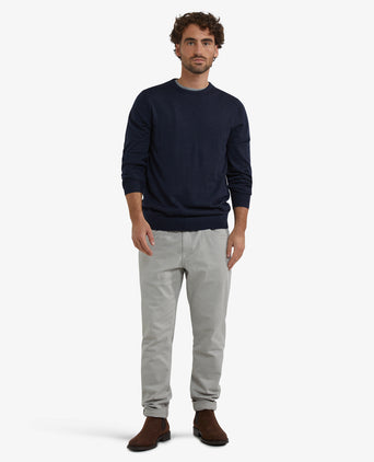 Trui Luxe Merinowol Ronde Hals | Navy