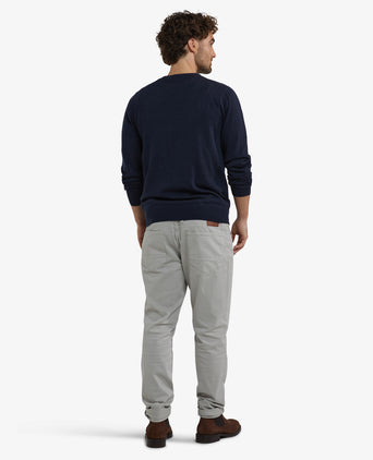 Luxury Merino Wool Crew Neck Sweater | Navy