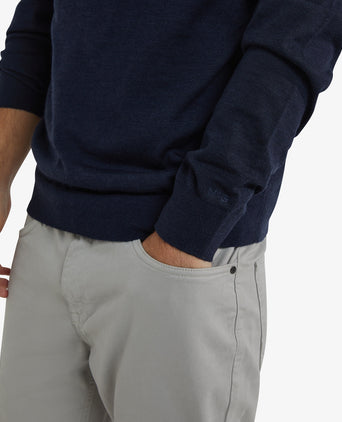 Trui Luxe Merinowol Ronde Hals | Navy