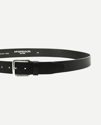 Nette leren riem | Black