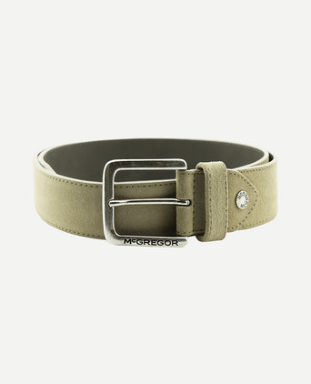Suède leren riem | Sand