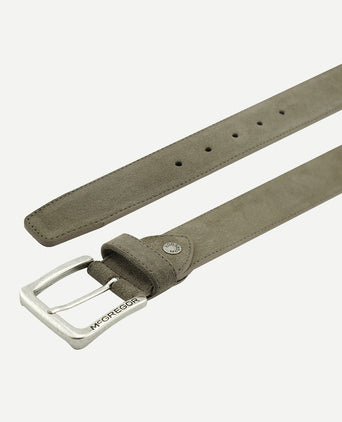 Suède leren riem | Taupe