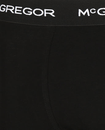 3-pack Katoenen Boxers met Stretch | Black