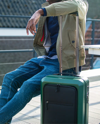 MANHATTAN Suitcase S | Dark Green