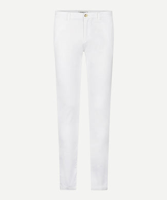 Chino Garment Dyed Modern Fit | White Chino Garment Dyed Modern Fit | White