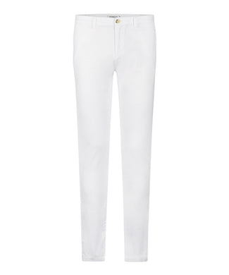 Chino Garment Dyed Modern Fit | White Chino Garment Dyed Modern Fit | White