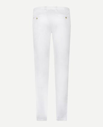 Chino Garment Dyed Modern Fit | White