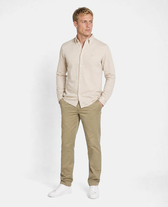 Overhemd Oxford Stretch | Sand