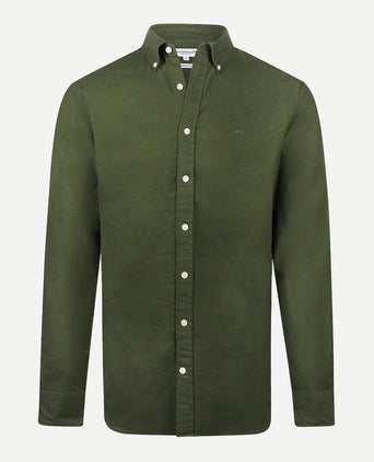 Oxford Stretch Shirt | Dark Olive